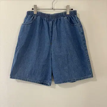 90년대 빈티지 미국 구제 데님 하프 이지 팬츠