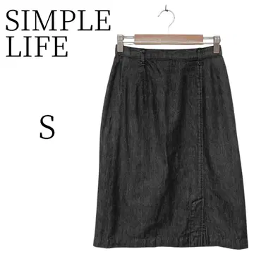 SIMPLE LIFE 다크 그레이 타이트 스커트 S