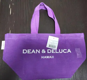 DEAN & DELUCA 하와이 2025 한정판 메쉬 토트 퍼플
