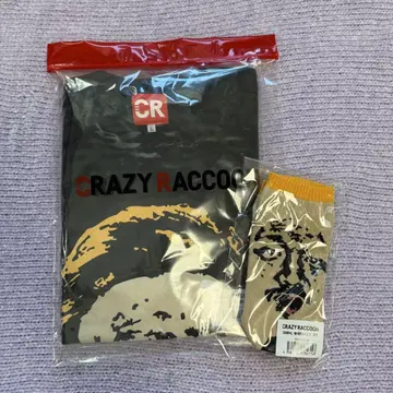 CRAZY RACCOON 와이와이 티셔츠 & 삭스