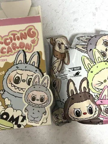 정품 THE MONSTERS Exciting Macaron 라부부 블루