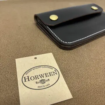 크롬엑셀 트래커 월렛 미들 블랙 차심 3단 HORWEEN