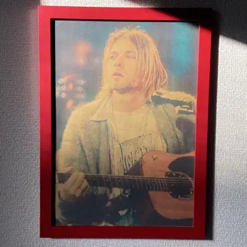 [액자 포함] 닐바나 Kurt Cobain 포스터