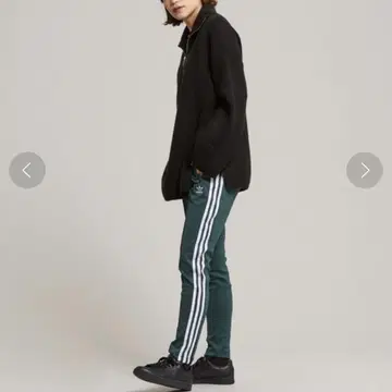 아디다스 오리지널 PRIMEBLUE SST 트랙 팬츠 녹색 그린