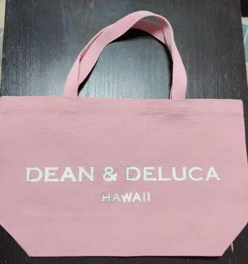 DEAN & DELUCA 하와이 한정 로얄 핑크 캠퍼스 토트