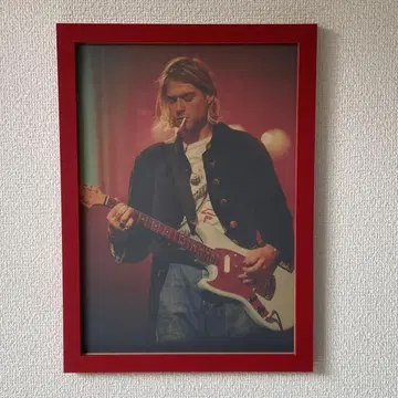 [액자 포함] 닐바나 Kurt Cobain 포스터