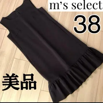 m's select 블랙 슬리브리스 원피스 38