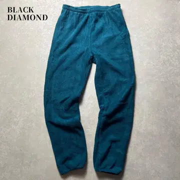 BLACK DIAMOND 플리스 팬츠 다크 그린 파자마 릴랙스 구제 의류