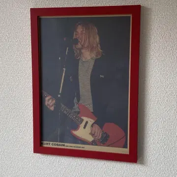 [액자 포함] 닐바나 Kurt Cobain 포스터