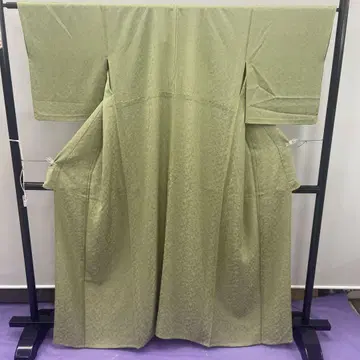 6175 말차색 이로무지 홑옷 기모노 순수 실크 여름 아이템