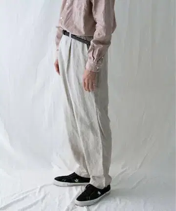 nest robe CONFECT 인터라이닝 린넨 트라우저 팬츠