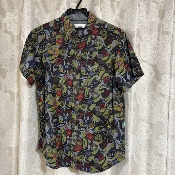 VISSLA 비슬라 올 패턴 꽃무늬 셔츠