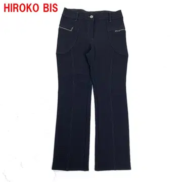 A6683 히로코비스 히로코코시노 캐주얼 팬츠 스트레이트 블랙 11