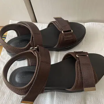 글로벌 워크 라쿠션 스니커즈 샌들 브라운 M 사이즈