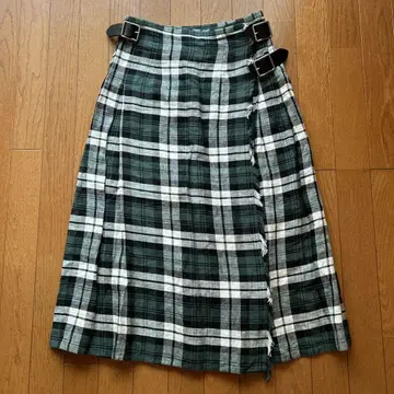 O'NEIL OF DUBLIN linen check kilt skt