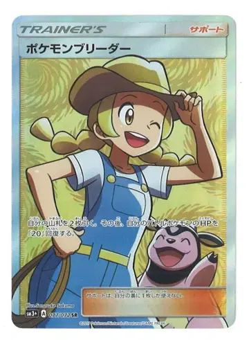 Pokemon SM3+ 077/072 포켓몬 브리더 SR