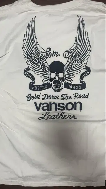 Vanson Leathers XL 롱 슬리브 티셔츠
