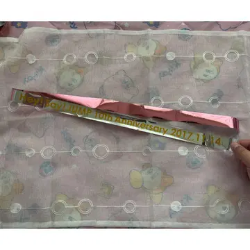 Hey!Say!JUMP 10주년 이벤트 은색 테이프 핑크