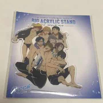 새상품 극장판 Free! TM 약속 빅 아크릴 스탠드 이와토비 사메즈카