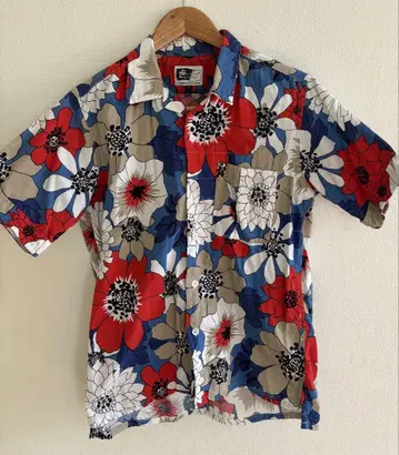 엔지니어드 가먼츠 Engineered Garments 꽃무늬 반팔 셔츠