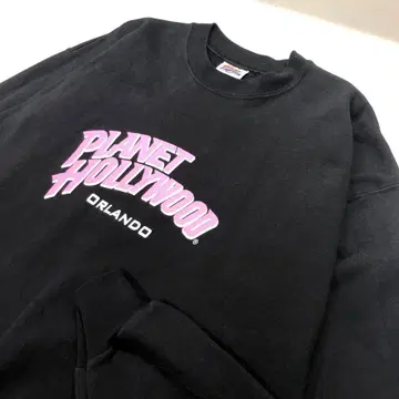 Hanes 90's 플래닛 할리우드 올랜도 맨투맨 남성용 M