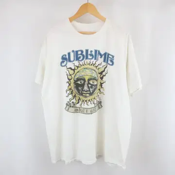 SUBLIME what i got 페이드 오버 사이즈 밴딩 티셔츠