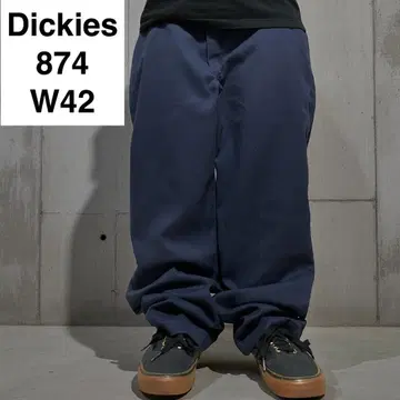 디키즈 874 FLEX 워크 팬츠 w42 l30 다크 네이비 구제 렉스