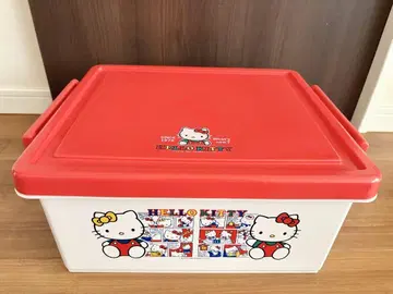 레어 레트로 헬로키티 수납 박스 1990년 출시