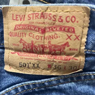 Levi Strauss & Co. 501XX W36 L30 데님
