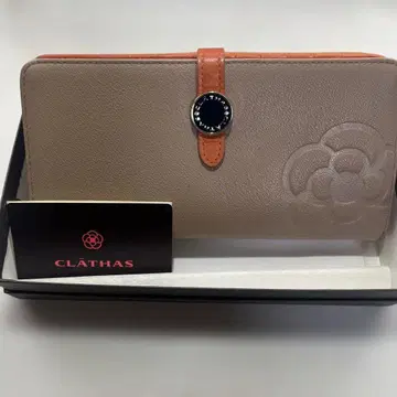 CLATHAS 베이지 장지갑