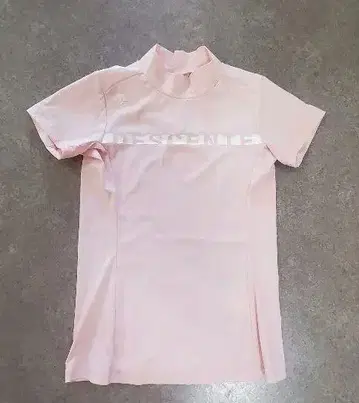 DESCENTE 핑크 골프 셔츠