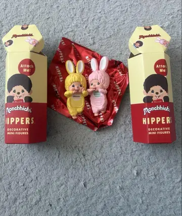 Monchhichi 몬치치 히퍼스 HIPPERS 미사용 2체 페어
