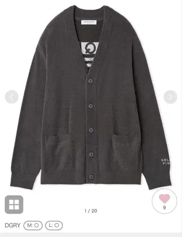 젤라또피케 남성용 가디건