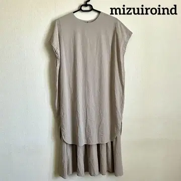 mizuiroind 미즈이로 인드 레이어드 원피스 더스티 컬러