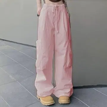Vipoa 핑크 카고 팬츠