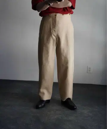 MAATEE&SONS FRENCH WORK PANTS LINEN