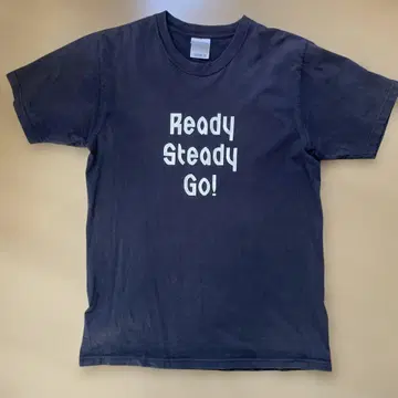 Ready Steady Go! 티셔츠 네이비 M