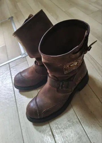 SENDRA 엔지니어 부츠 브라운 가죽