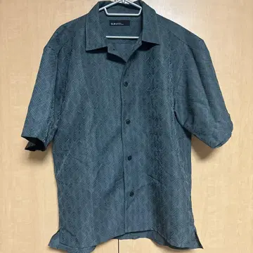 green label relaxing 린넨 느낌의 반팔 셔츠 다크 블루