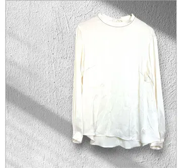 blancvert 블랑 베일 반팔 셔츠 화이트 블라우스 리본 36