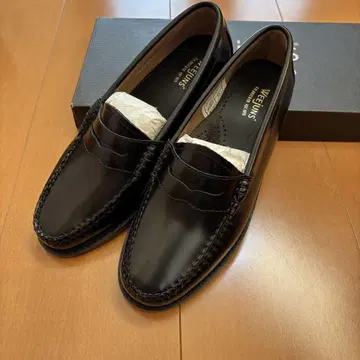 성인 G.H.BA S S Weejuns 블랙 가죽 로퍼 6 새상품