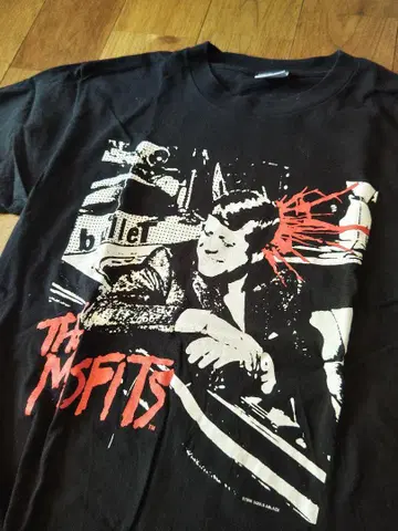 90s Misfits Bullet Tee 미스피츠 티셔츠 밴T