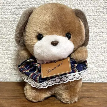 쇼와 레트로 선워드 곰 봉제 인형 쁘띠 허니 페페
