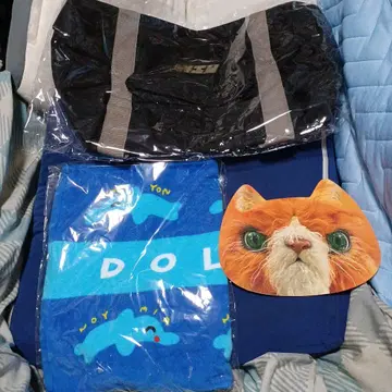 아이묭 보스턴 백 & 돌고래 타월 & 고양이 질투 부채