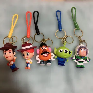 Disney 토이스토리 애니메이션 키링 5개 세트