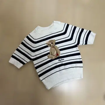 LILY BROWN 릴리 베어 반팔 니트