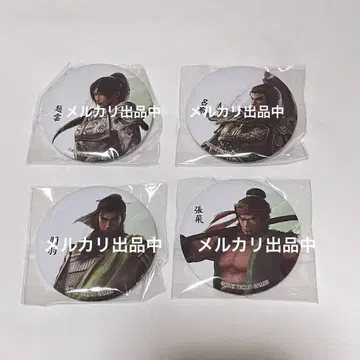 진 삼국무쌍 ORIGINS 조운 관우 장비 여포 상하이 캔뱃지