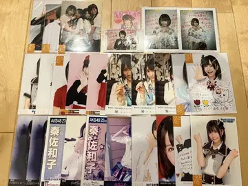 SKE48 하타 사와코 브로마이드 폴라로이드 친필 사인
