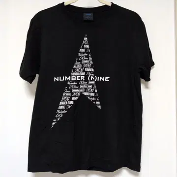 NUMBER (N)INE MARLBORO 블랙 티셔츠