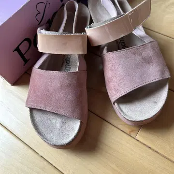 BIRKENSTOCK Papillio 핑크 린다 웨지솔 37